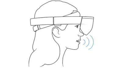 Illustration of voice control